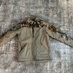 Legendary Whitetails Quilted Jacket with Brown Accents
